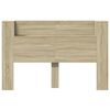 vidaXL Kopfteil-Schrank mit LED mit Regal Sonoma 160 x 16,5 x 103,5 cm
