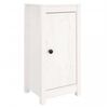 vidaXL Sideboards 2 Stk. Wei&szlig; 39x35x80 cm Massivholz Kiefer