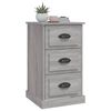 vidaXL Nachttisch Grau Sonoma 39x39x67 cm Holzwerkstoff