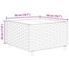 vidaXL 11-tlg. Garten-Lounge-Set mit Kissen Grau Poly Rattan