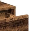 vidaXL Schminktisch mit Regal Altholz 80 x 35 x 132 cm Holzwerkstoff