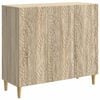 vidaXL Sideboard Sonoma-Eiche 89 x 34,5 x 80 cm Holzwerkstoff