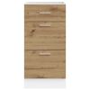 vidaXL Unterschrank Lyon Artisan-Eiche 40x46x81,5 cm Holzwerkstoff