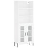 vidaXL Highboard Wei&szlig; 69,5x34x180 cm Holzwerkstoff