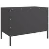 vidaXL TV-Schr&auml;nke 2 Stk. Schwarz 68x39x50,5 cm Stahl