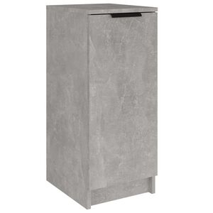vidaXL Schuhregal Betongrau 30x35x70 cm Holzwerkstoff