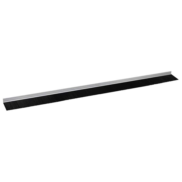 vidaXL Selbstklebende T&uuml;rb&uuml;rstendichtungen 12 pcs Silber 100 cm