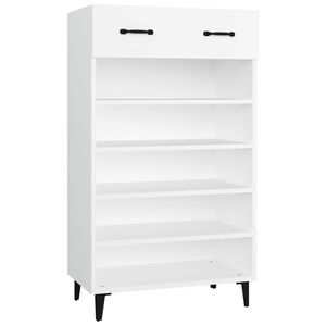 vidaXL Schuhschrank Wei&szlig; 60x35x105 cm Holzwerkstoff
