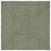 vidaXL Bereichsteppiche Rechtwinklig Olive Gr&uuml;n 160 x 160 cm Jute