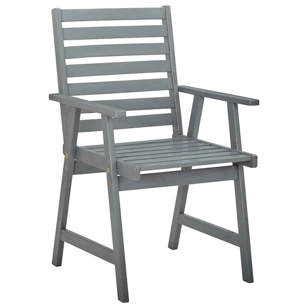 vidaXL Garten-Essst&uuml;hle mit Kissen 8 Stk. Massivholz Akazie