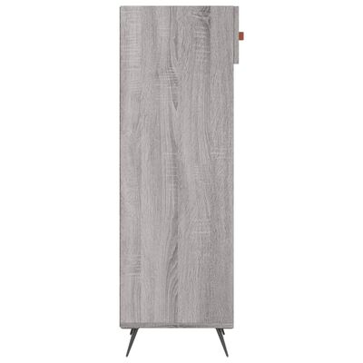 vidaXL Schuhschrank Grau Sonoma 30x35x105 cm Holzwerkstoff