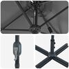 vidaXL Garten-Sonnenschirm Anthrazit 370 x 197 x 239 cm