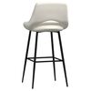 vidaXL Barhocker 2 Stk. Creme Samt