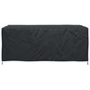 vidaXL M&ouml;belbezug Uni Schwarz 240 x 110 x 70 cm 600D