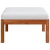 vidaXL 3-tlg. Garten-Lounge-Set mit Kissen Holz Akazie & Seil