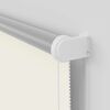 vidaXL Verdunkelungsrollo Cremewei&szlig; 120x210cm Stoffbreite 116,6cm