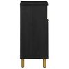 vidaXL Sideboard Schwarz 60x33x75 cm Holzwerkstoff