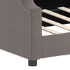 vidaXL Tagesbett Taupe 80x200 cm Stoff