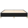 vidaXL Bettgestell ohne Matratze Schwarz 180x200 cm Stoff