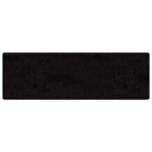 vidaXL Teppichl&auml;ufer Schwarz 80 x 400 cm 100% Polypropylen Tuft