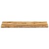 vidaXL Tischplatte mit Baumkante 120x40x3,8 cm Raues Mango Massivholz