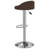 vidaXL Barhocker 2 Stk. Braun Kunstleder