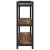 vidaXL B&uuml;cherregal Ger&auml;ucherte Eiche 80 x 30 x 85 cm Holzwerkstoff