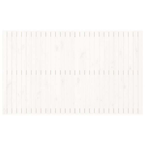 vidaXL Wand-Kopfteil Wei&szlig; 185x3x110 cm Massivholz Kiefer
