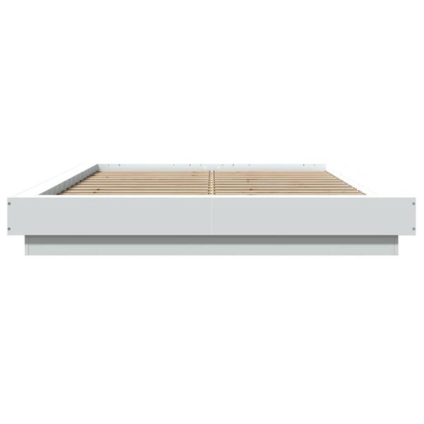 vidaXL Bettgestell Wei&szlig; 120x190 cm Holzwerkstoff