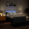 vidaXL Boxspringbett mit Matratze Blau 160x200 cm Stoff