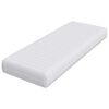 vidaXL Matratze Wei&szlig; 80 x 200 cm Taschenfeder