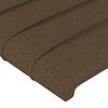 vidaXL Boxspringbett mit Matratze Dunkelbraun 80x200 cm Stoff