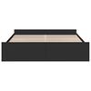 vidaXL Bettgestell mit Schubladen Schwarz 180x200 cm Holzwerkstoff