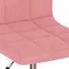 vidaXL Esszimmerst&uuml;hle 2 Stk. Drehbar Rosa Samt