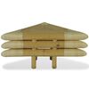 vidaXL Nachttische 2 Stk. 60x60x40 cm Bambus Natur