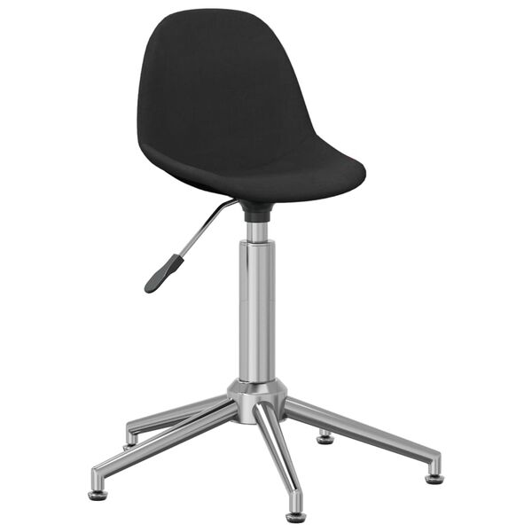 vidaXL B&uuml;rostuhl Drehbar Schwarz Stoff