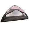 DERYAN Pop-up-Bettzelt mit Moskitonetz 200x90x110 cm Rosa