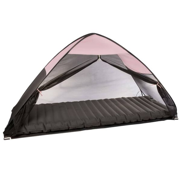 DERYAN Pop-up-Bettzelt mit Moskitonetz 200x90x110 cm Rosa