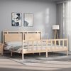 vidaXL Massivholzbett ohne Matratze 200x200 cm Kiefer