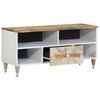 vidaXL TV-Schrank 100x33,5x46 cm Massivholz Mango