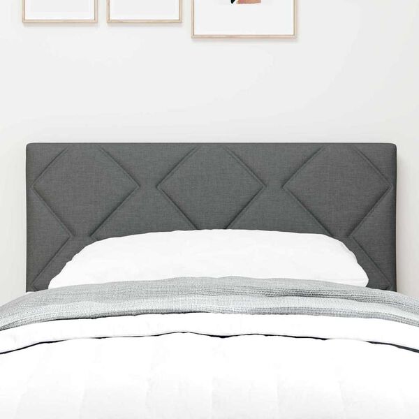 vidaXL Kopfteil Grau 80 cm Stoff