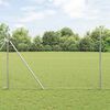 vidaXL Zaunpfosten Silber 100 x 1,6 m (50 mm Maschen) Stahl