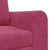 vidaXL Schlafsofa 60cm Weinrot Samt