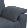 vidaXL 3-Sitzer-Sofa Dunkelgrau 178 cm Samt