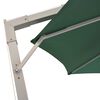 vidaXL Ampelschirm 350 cm Gr&uuml;n Aluminium-Mast