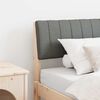 vidaXL Gepolstertes Kopfteil Dunkelgrau 100 cm Massives Kiefernholz