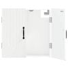 vidaXL Dartboard Schrank HOORN Hochglanz Wei&szlig; 52,5 x 10,5 x 53,5 cm