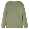 Kinder-Langarmshirt Khaki 104