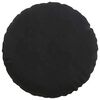 vidaXL Sitzkissen 2 St&uuml;ck Schwarz &Oslash; 60 x 21 cm Samt