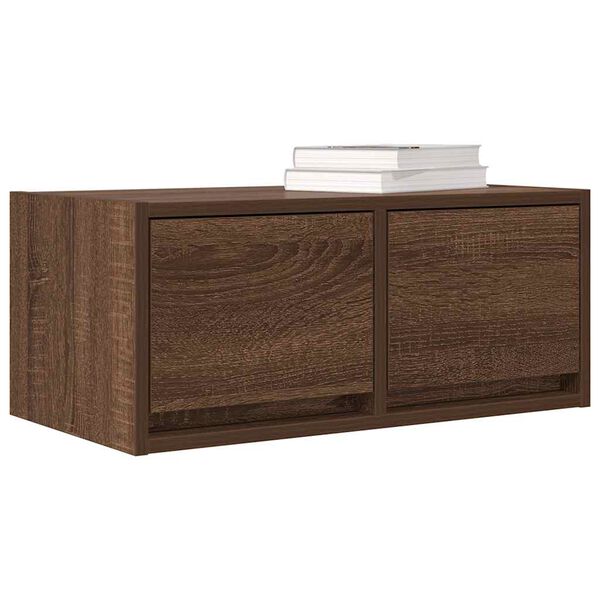 vidaXL TV-Schr&auml;nke 2 Stk. Braun Eichen-Optik 60x31x25,5 cm